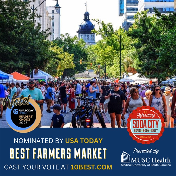 Soda City Market Nominated for USA Today’s 10Best Readers’ Choice Awards